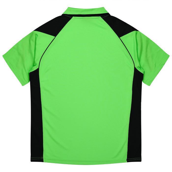 PREMIER KIDS POLOS - APPLE/BLACK