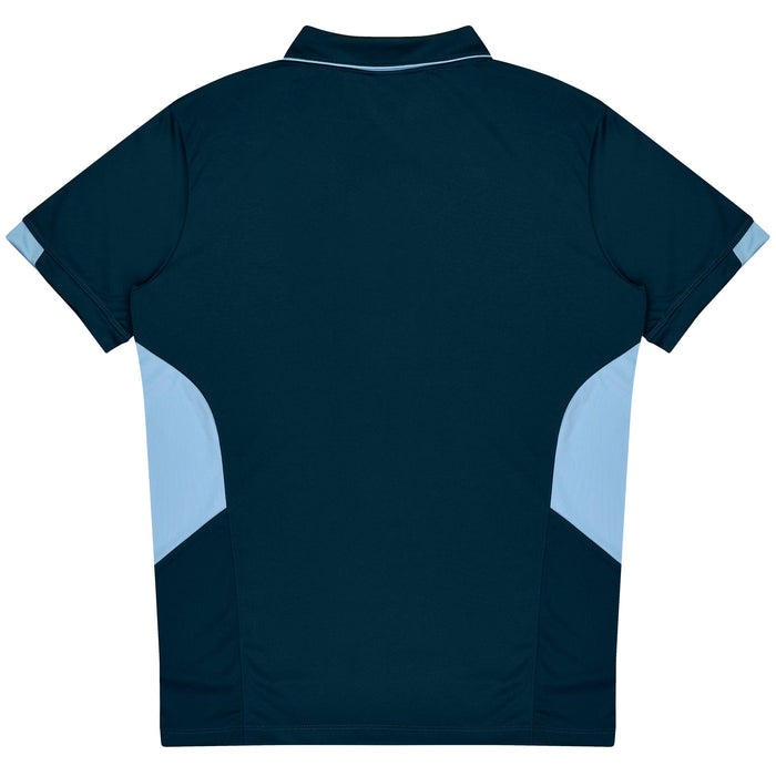 TASMAN KIDS POLOS - NAVY/SKY
