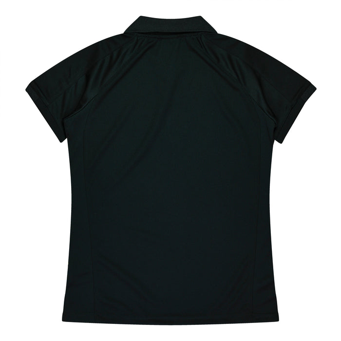 FLINDERS LADY POLOS - BLACK/WHITE