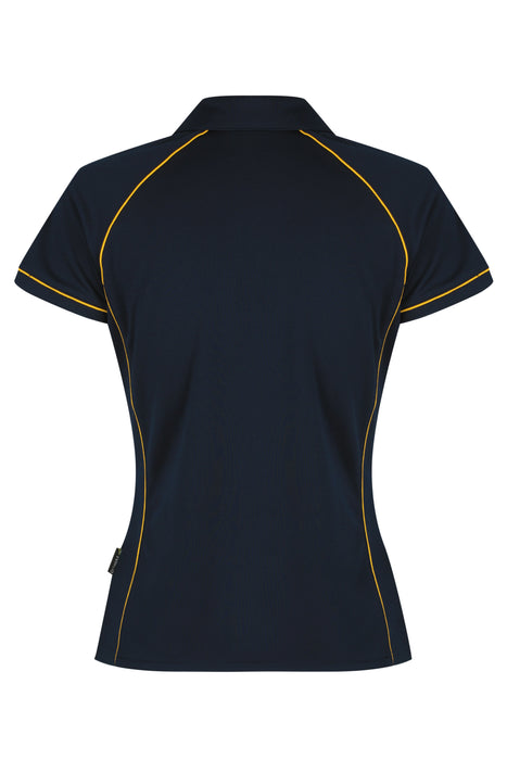 ENDEAVOUR LADY POLOS - NAVY/GOLD