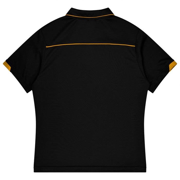 CURRUMBIN KIDS POLOS - BLACK/GOLD