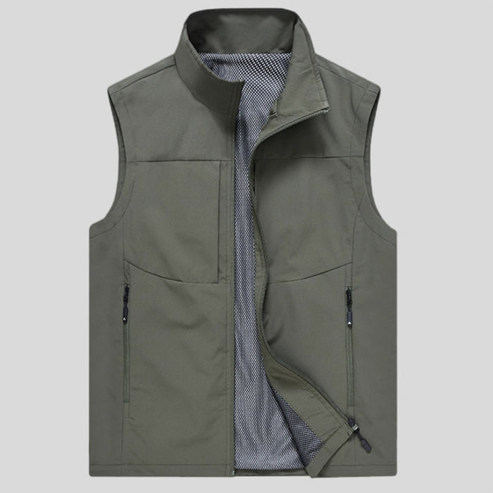 GOSFORD MENS VESTS - ARMY GREEN