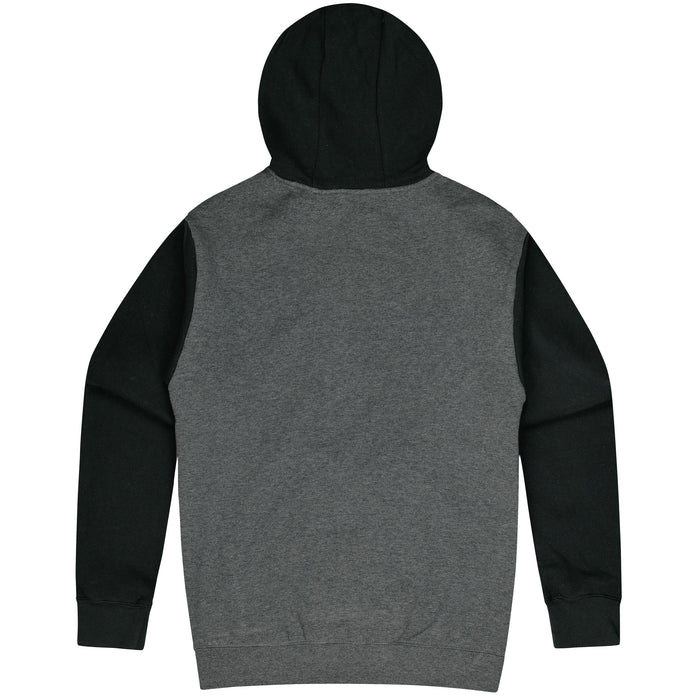 MONASH MENS HOODIES - CHARCOAL/BLACK