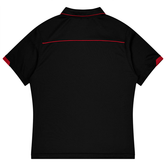 CURRUMBIN KIDS POLOS - BLACK/RED