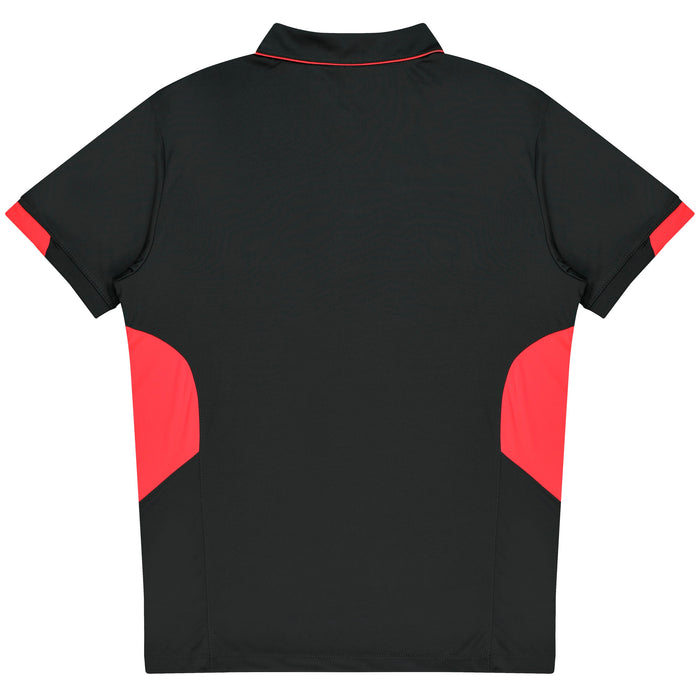 TASMAN KIDS POLOS - SLATE/NEON PINK