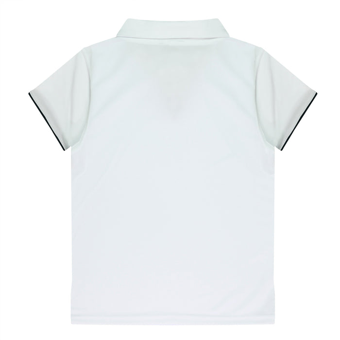 YARRA LADY POLOS - WHITE/NAVY