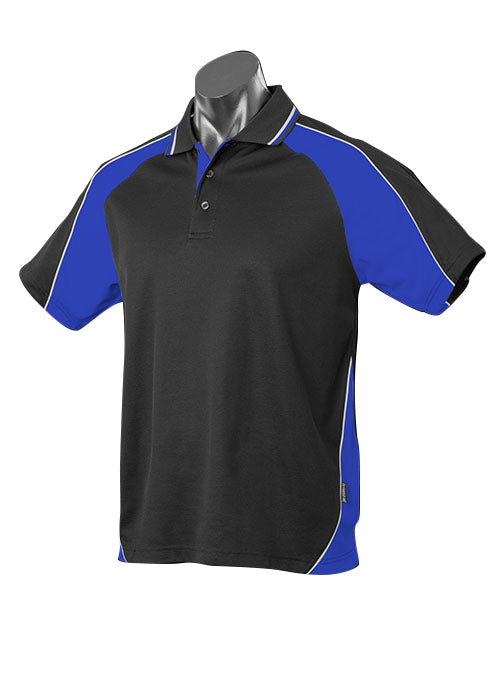 PANORAMA KIDS POLOS - BLK/ELEC. ROYAL/WHT