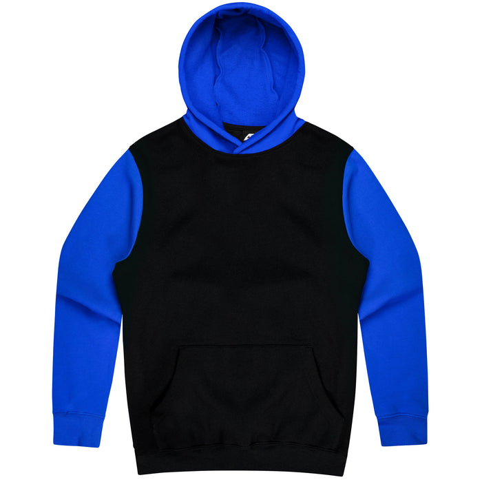 MONASH MENS HOODIES - BLACK/ELECTRIC ROYAL