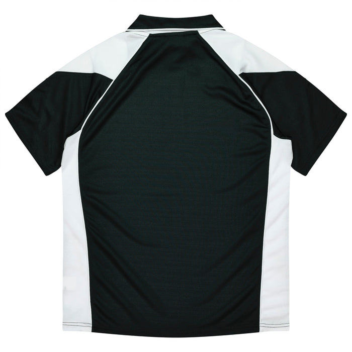 PREMIER KIDS POLOS - BLACK/WHITE