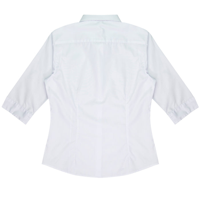 KINGSWOOD LADY SHIRT 3/4 SLEEVE - WHITE