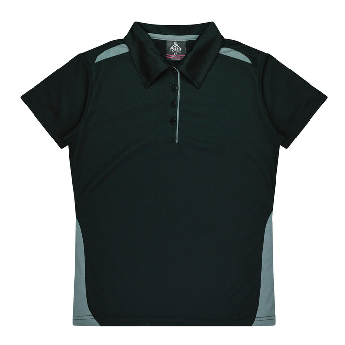 PATERSON LADY POLOS - BLACK/ASHE