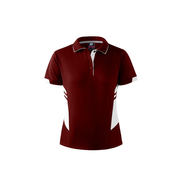 MAROON/WHITE