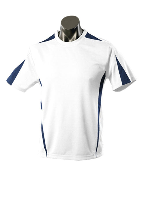 EUREKA KIDS TEES - WHITE/NAVY
