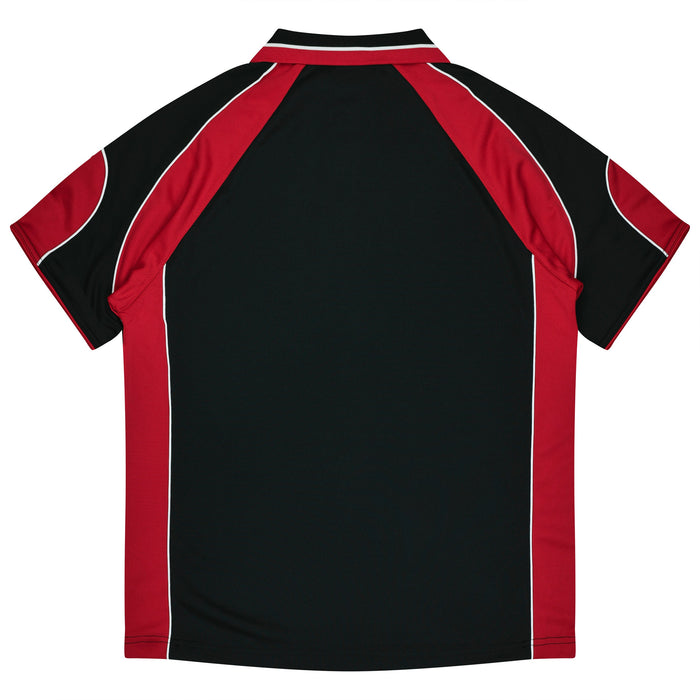 MURRAY KIDS POLOS - BLACK/RED