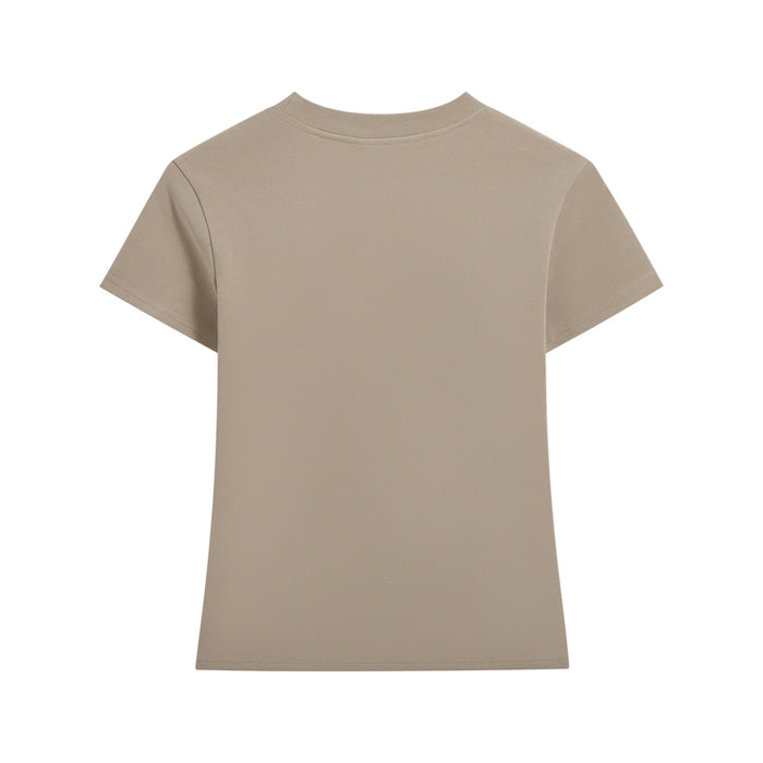 VANGUARD COTTON TEE - KHAKI