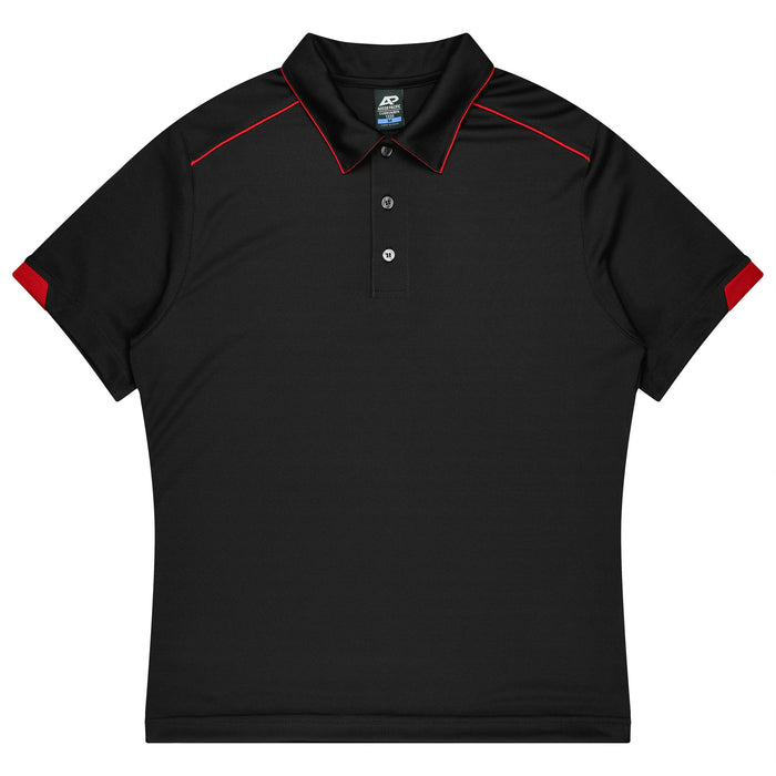 CURRUMBIN KIDS POLOS - BLACK/RED