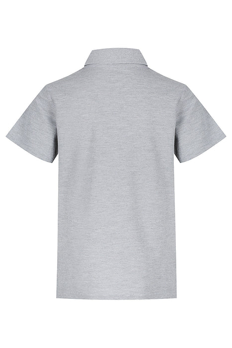 HUNTER KIDS POLOS - GREY MARLE