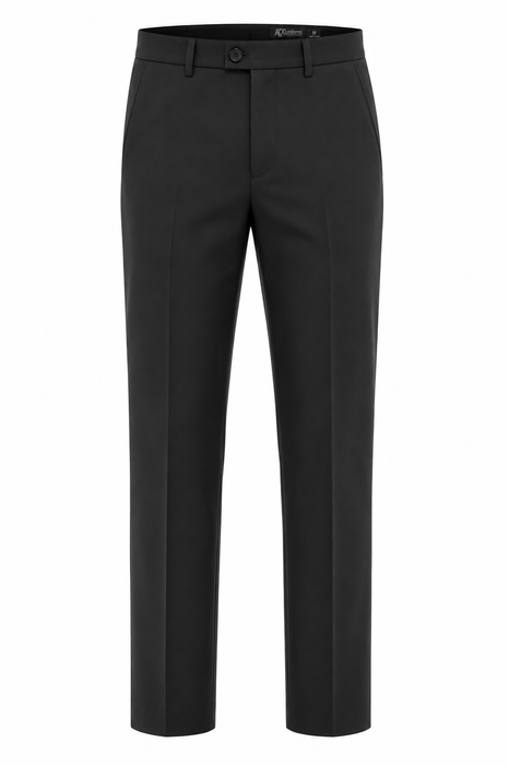 FLAT FRONT PANT MENS PANTS - CHARCOAL