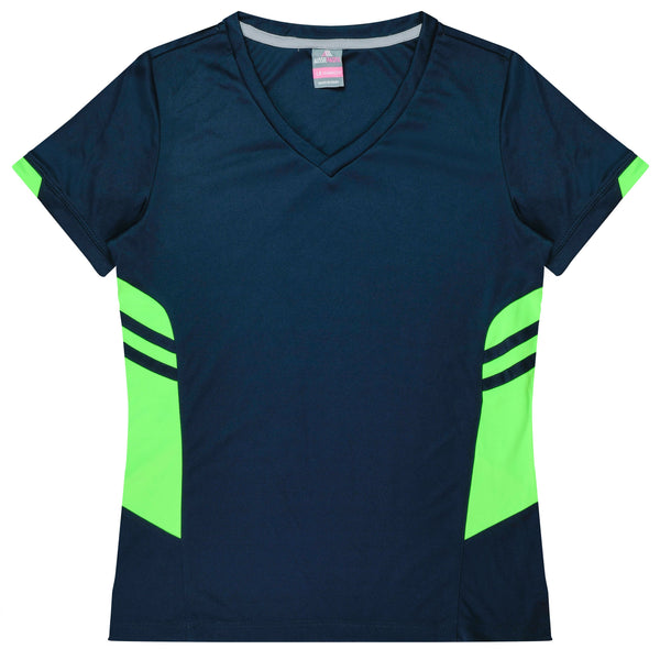 NAVY/NEON GREEN