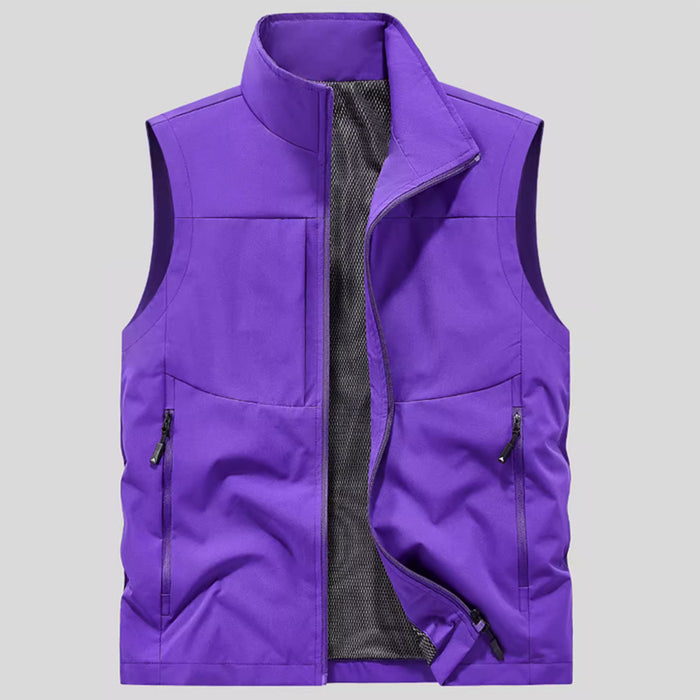 GOSFORD MENS VESTS - DARK PURPLE