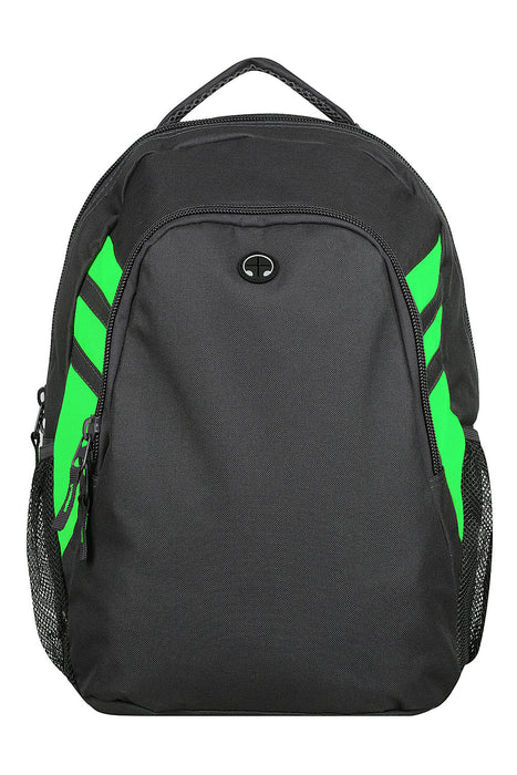 TASMAN BACKPACK - SLATE/NEON GREEN