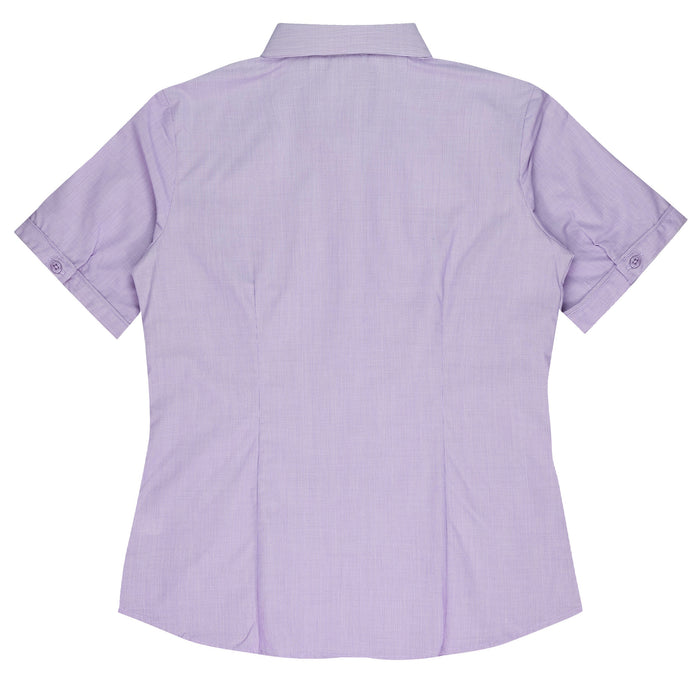 GRANGE LADY SHIRT SHORT SLEEVE - MAUVE