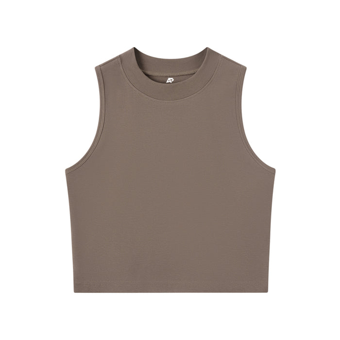 SUMMIT COTTON TEE - COFFEE