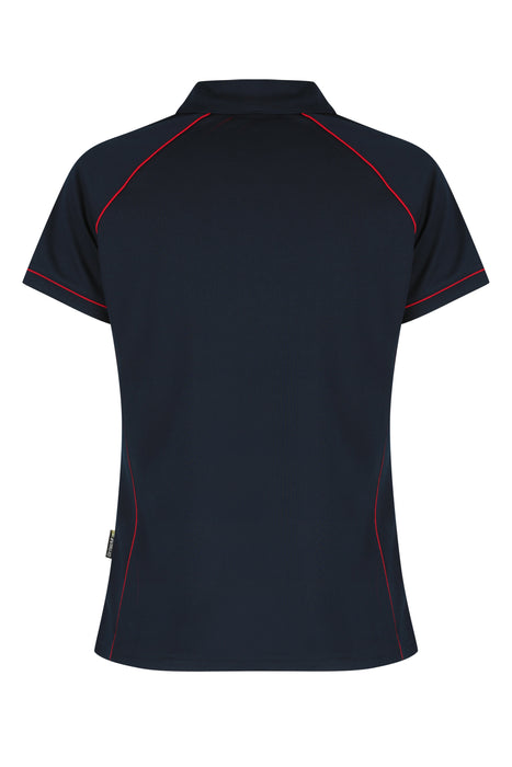 ENDEAVOUR LADY POLOS - NAVY/RED