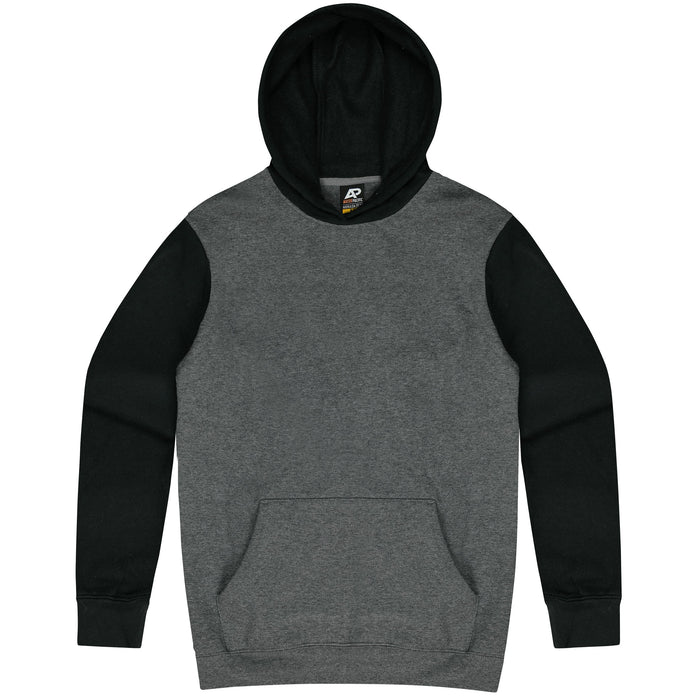 MONASH MENS HOODIES - CHARCOAL/BLACK