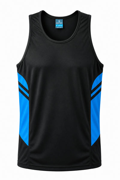 BLACK/CYAN