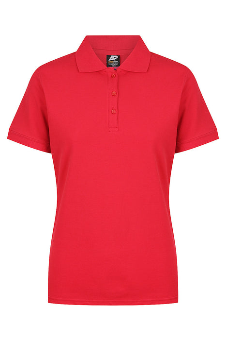 CLAREMONT LADY POLOS - RED