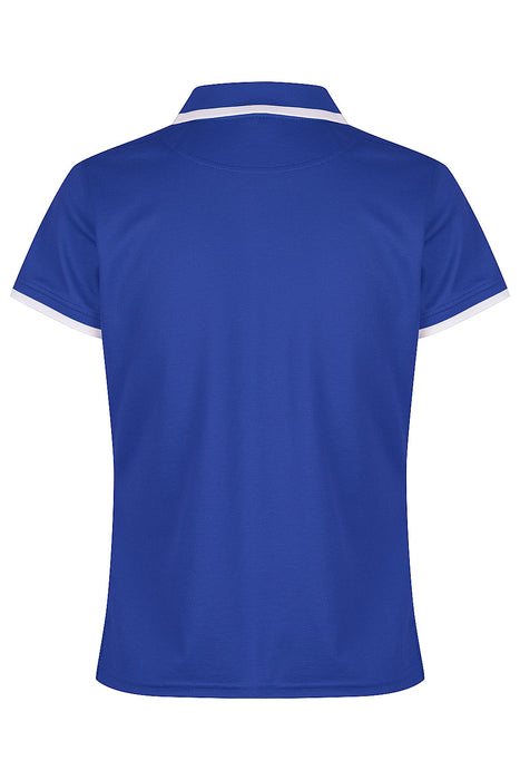 PORTSEA LADY POLOS - ROYAL/WHITE
