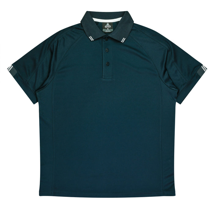 FLINDERS MENS POLOS - NAVY/WHITE