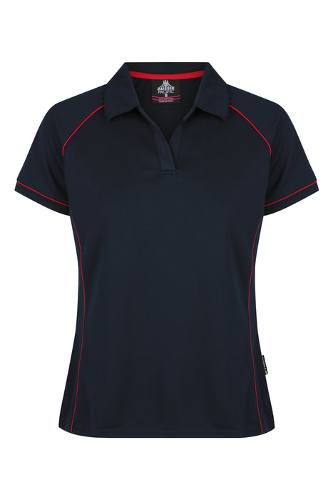 ENDEAVOUR LADY POLOS - NAVY/RED