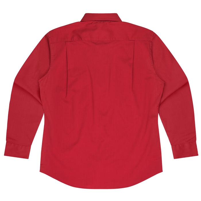 MOSMAN HERRENHEMD LANGARM - ROT