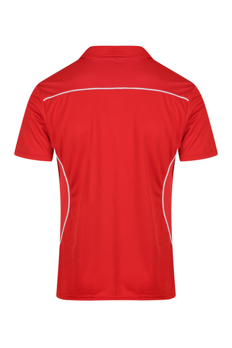 KURANDA MENS POLOS - RED/WHITE