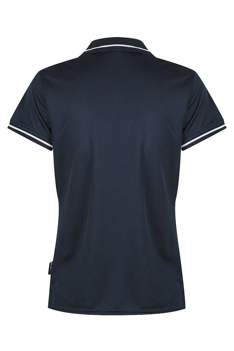 COTTESLOE LADY POLOS - NAVY/WHITE