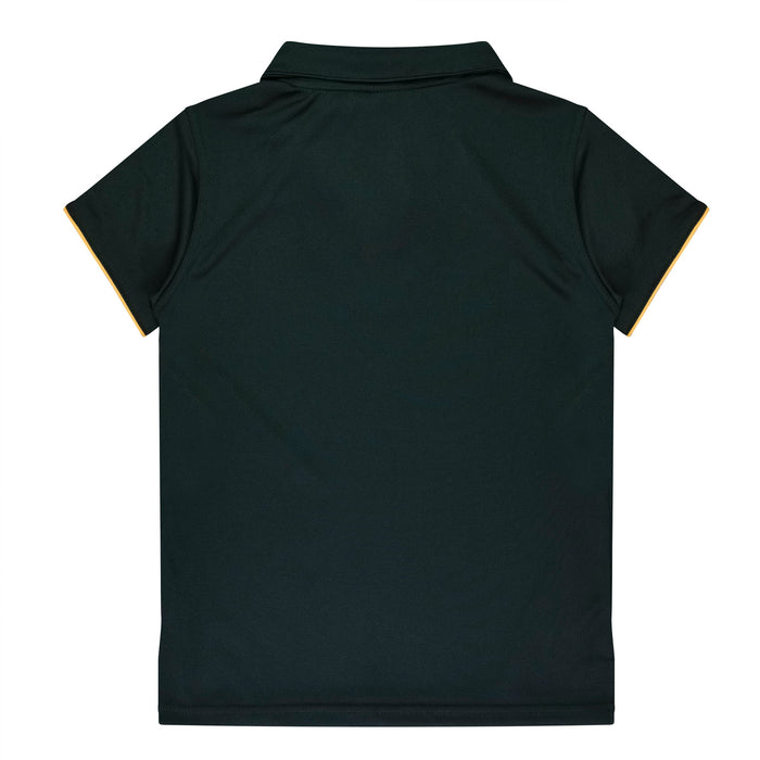 YARRA LADY POLOS - BLACK/GOLD