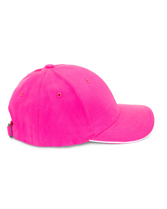 BLACKPOOL CAP - HOT PINK/WHITE