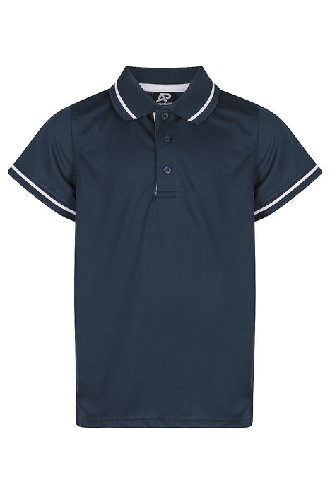 COTTESLOE KIDS POLOS - NAVY/WHITE