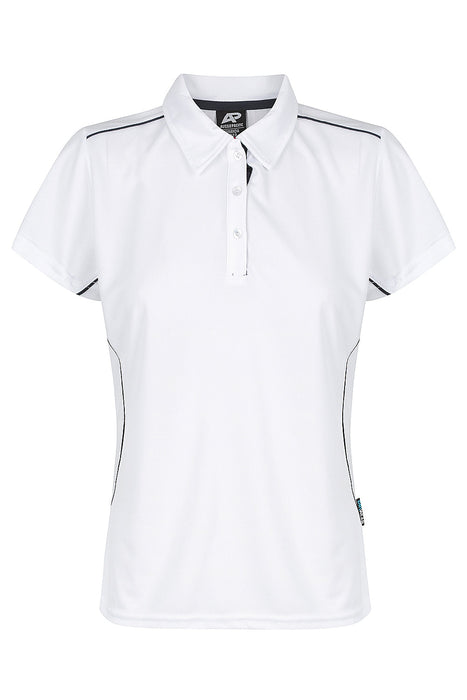 KURANDA LADY POLOS - WHITE/NAVY