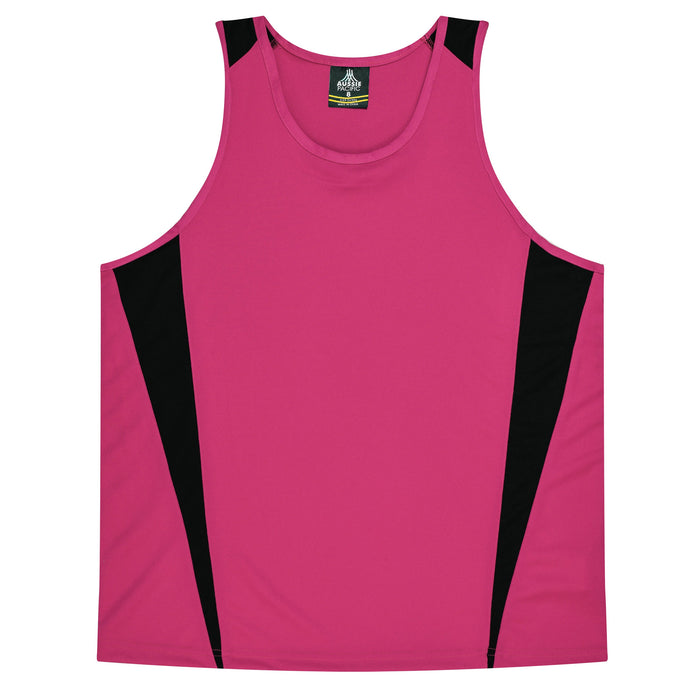 EUREKA KIDS SINGLETS - PINK/BLACK