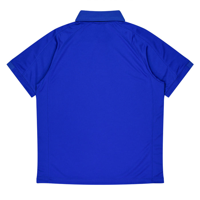 FLINDERS MENS POLOS - ROYAL/WHITE