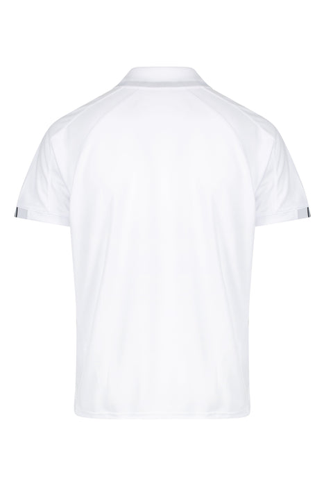 FLINDERS MENS POLOS - WHITE/NAVY