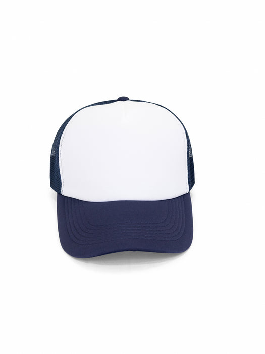 KENT TRUCKER CAP - WHITE/NAVY