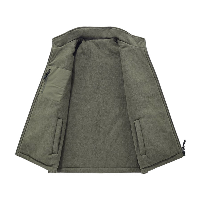 CALGA MENS VESTS - ARMY GREEN
