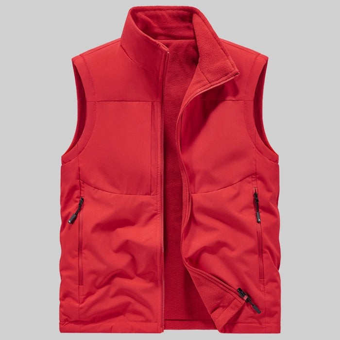 CALGA MENS VESTS - RED