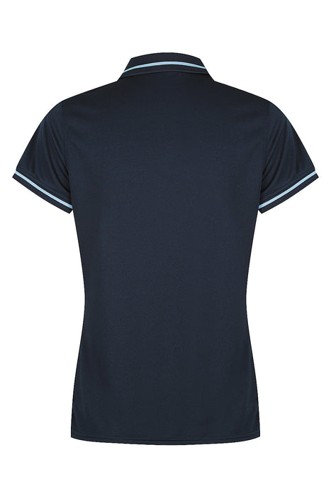 COTTESLOE LADY POLOS - NAVY/SKY