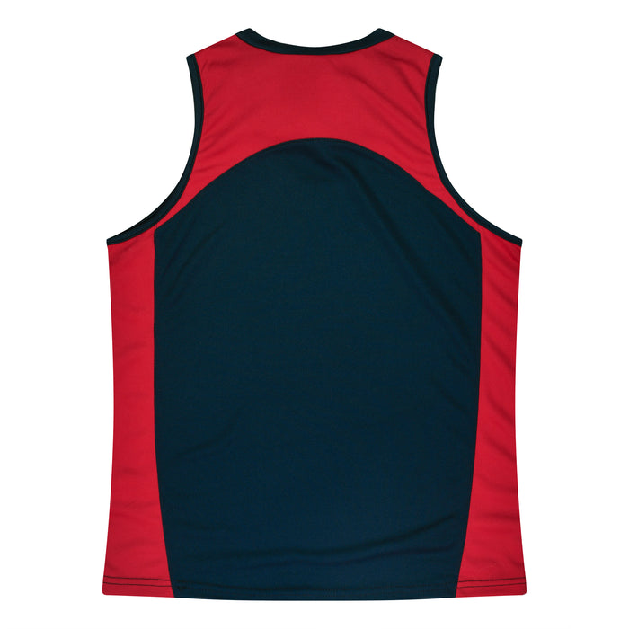 PREMIER DAMEN-UNTERSHIRTS - MARINEBLAU/ROT