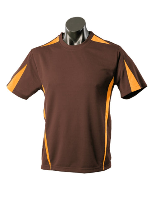 EUREKA KIDS TEES - CHOCOLATE/GOLD